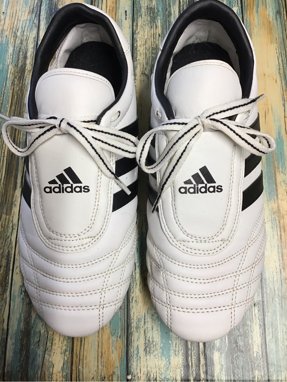 adidas Men’s White and Black Athletic Sneakers